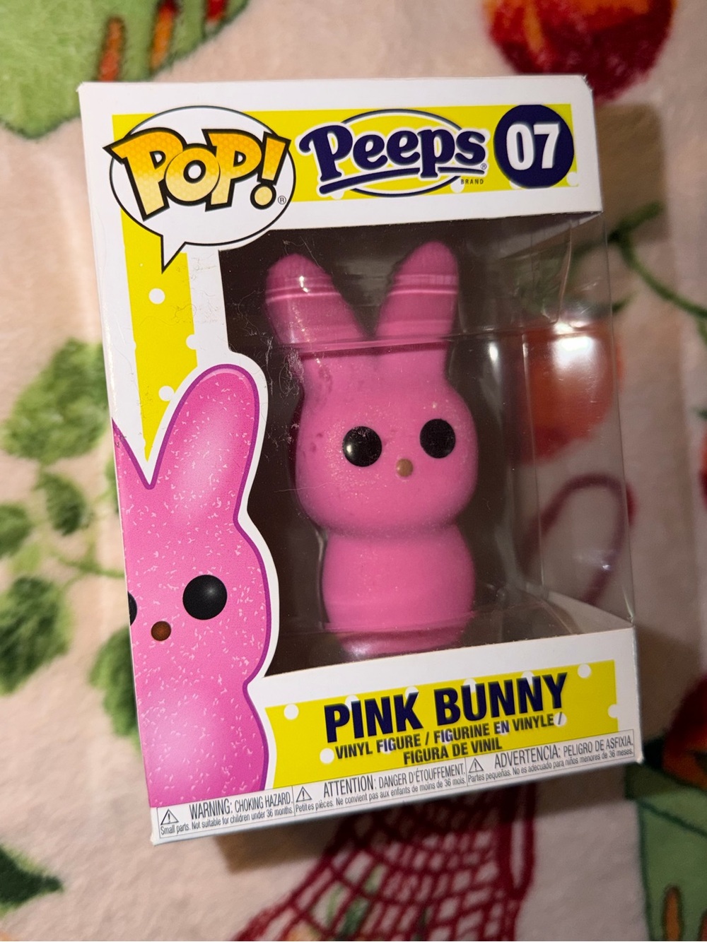 Funko POP! Candy Peeps Pink Easter Bunny Collectible Toy 3.6”